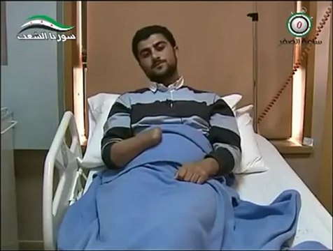 فري برس الجريح زاهر الحريري يدعوا لساعة الصفر 7 4 2012