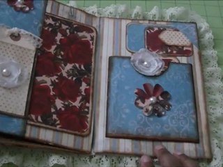 Envelope Mini Album Scrapbook Roses are Red