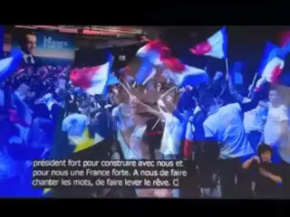 Guillaume Peltier au meeting de Nicolas Sarkozy