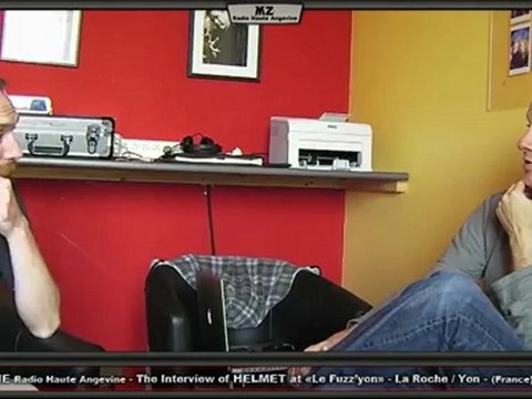 METAL ZONE RHA - The Interview of HELMET at Le Fuzz'yon - France