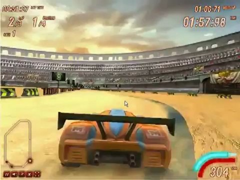 3D Kumlu Yolda Yarış - 3D Oyunlar 3doyuncu.com