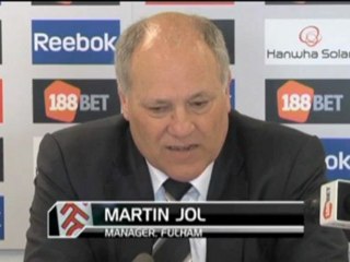 Fulham - Jol: "Non dobbiamo mollare"