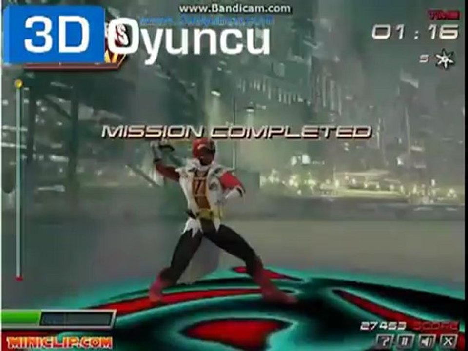 3D Power Rangers Süper Samurai - 3D Oyuncu - 3D Oyunlar