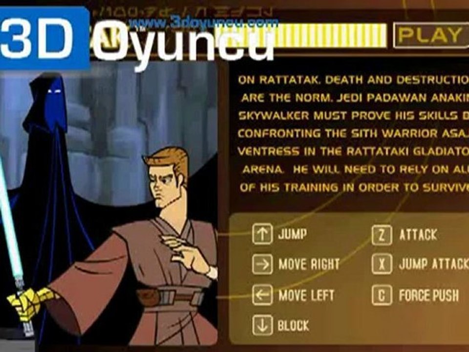 3D Star Wars Jedi Savaşı - 3D Oyunlar - 3doyuncu.com