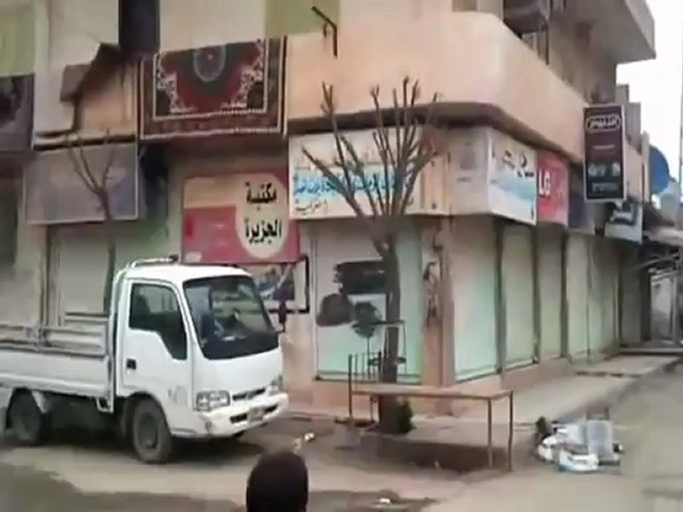 فري برس الحسكه اضراب سرى كانيهراس العين الذكرى الاولى لاول مظاهرة 8 4 2012