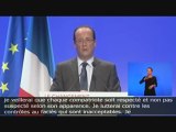 François Hollande s'engage contre l'homophobie et toutes les discriminations