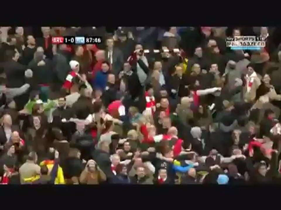 Άρσεναλ - Μάντσεστερ Σίτι (πανηγυρισμός)