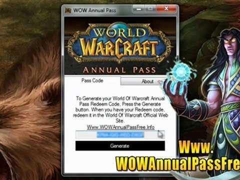 How to Unlock World Of Warcraft Annual Pass Code For Free!!