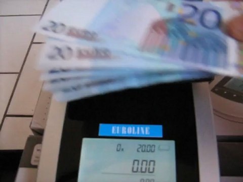 CPB 3000 compteuse valorisatrice de pièces et de billets EUROLINE