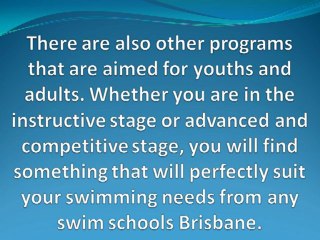 Download Video: The Importance of Swimming Lessons: A Good Reason to look Into the Swimming Schools Brisbane has to Offer