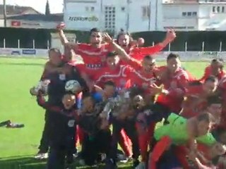 Les Séniors de L'ARCC après le match contre Valréas qui les qualifie pour la Finale de la Coupe Ulysse Fabre