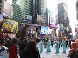 Caffe Bene Misugaru Latte Tasting Event in Times Square NYC 1