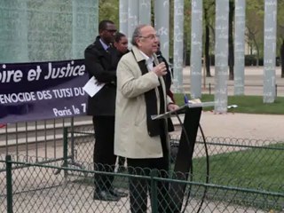 Intervention de M. Pierre Aidenbaum, Maire du 3e arr. de Paris à la 18ème Commémoration du Génocide des Tutsi au Rwanda
