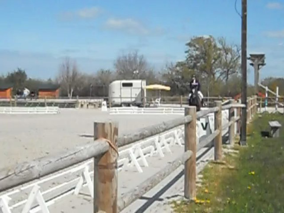 Dressage Sandillon, le 8.04.12, Poney 2 Sim et Gwen