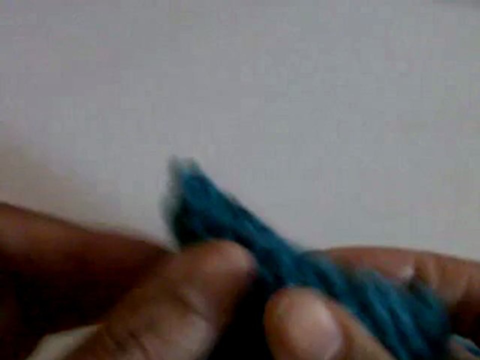 4) Rabattre les mailles