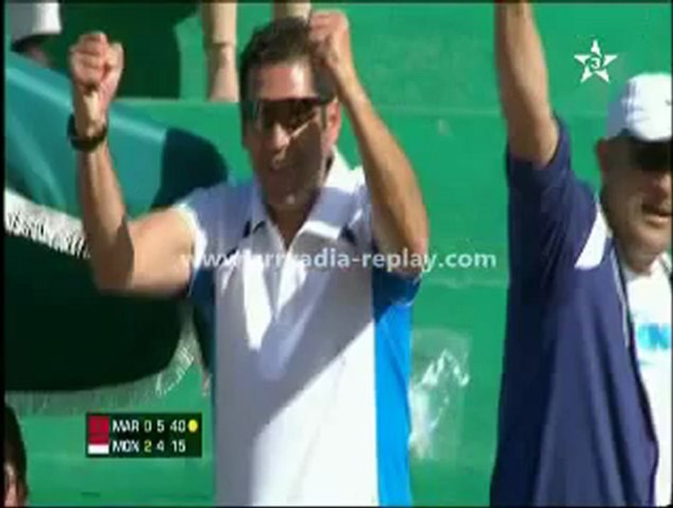 MAROC VS MONACO (DAVIS CUP DAY 3) 2012