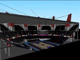 Fernando Buesa Arena (εγκάρσια τομή)