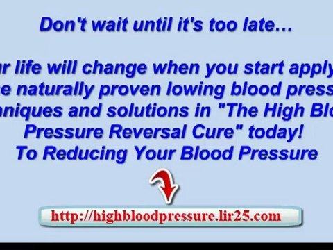 how to cure high blood pressure - cure of high blood pressure - cure to high blood pressure