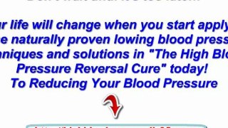 cure to high blood pressure - cure for low blood pressure - natural cure for blood pressure