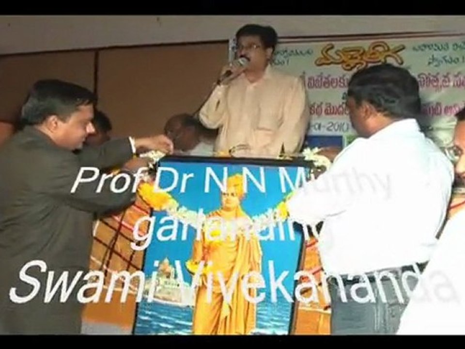 N N Murthy speaks & pays tribute to Vivekananda on National Youth Day