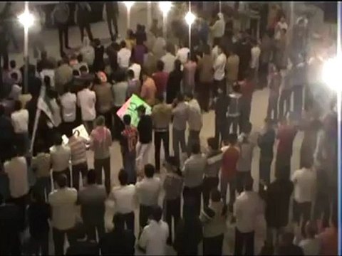 فري برس ريف حلب دارةعزة مظاهرة مسائية نصرة للريف الحلبي الحر والمدن المنكوبة 9 4 2012 ج2