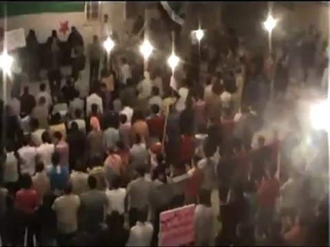 فري برس ريف حلب دارةعزة مظاهرة مسائية نصرة للريف الحلبي الحر والمدن المنكوبة 9 4 2012 ج1