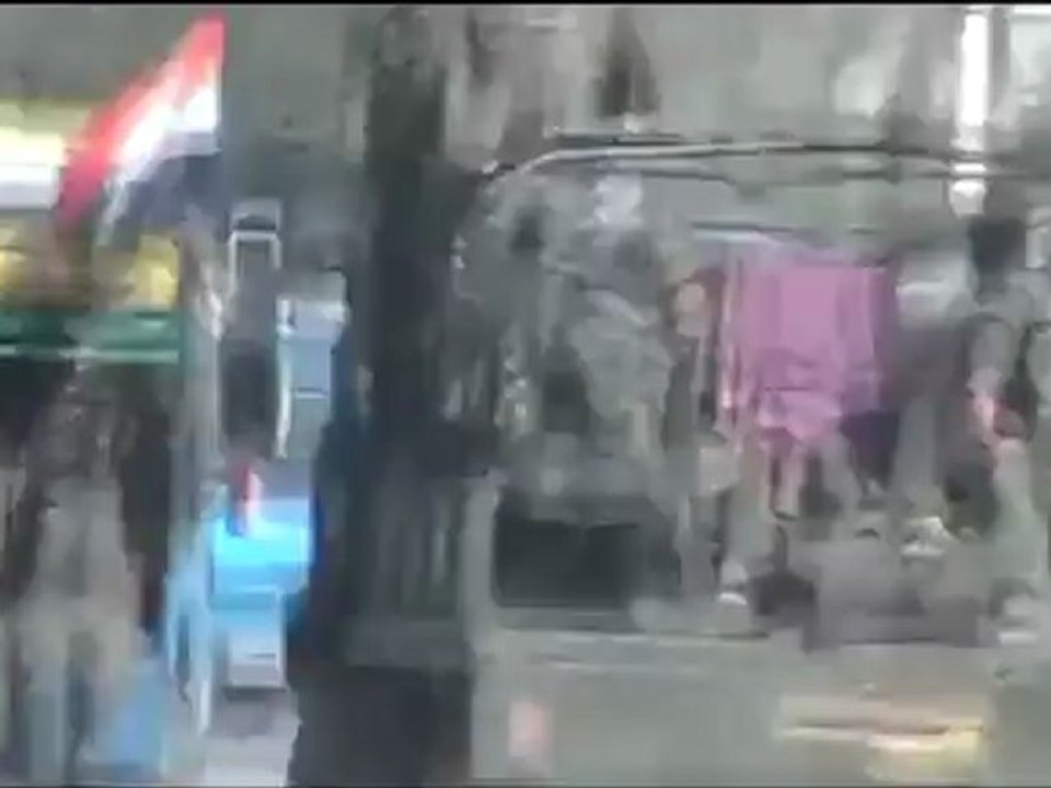 فري برس حماة المحتلة انتشار الشبيحة في شوارع الاربعين 9 4 2012