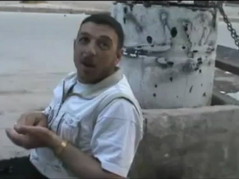 فري برس حماة المحتلة المصور ابو حسن تحت القصف 9 4 2012