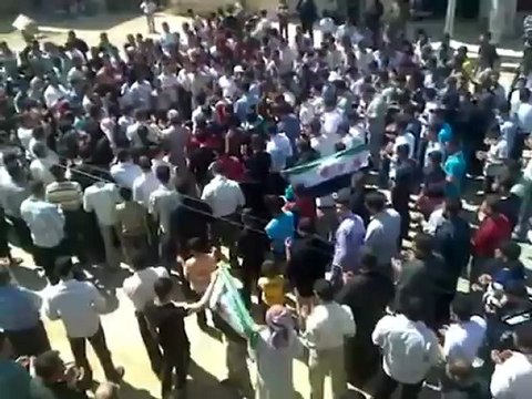 فري برس حماه المحتلة حلفايا المحتلة مظاهرة صباحية نصرةً لمدينة اللط 9 4 2012