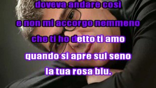 Michele Zarrillo - Una rosa blu karaoke
