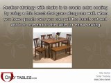 Dining Room Table and Chairs for Smaller Spaces