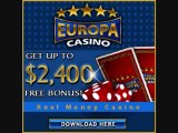 Online casino europa 2400 free spins offers.