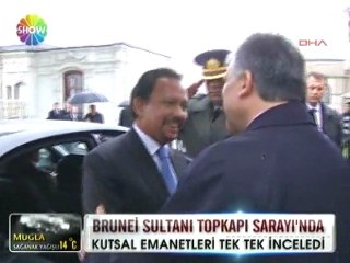 Brunei sultanı Topkapı sarayında - 09 nisan 2012
