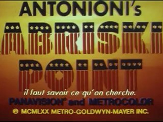 ZABRISKIE POINT - Bande-annonce VO