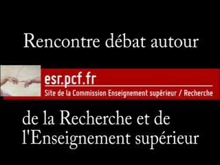 Rencontre débat sur la recherche et l'enseignement supérieur - 2ème partie - Montpellier - 2 avril 2012