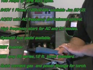 Everlast PowerTig 185 Micro  ACDC TIG Inverter welder GTAW