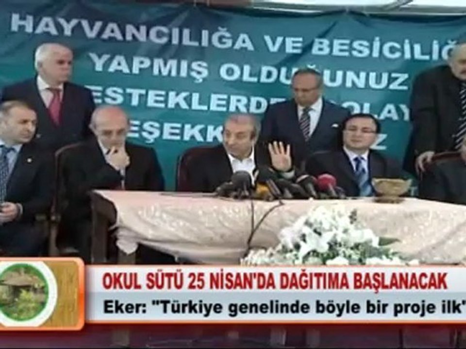 2012’DE HAYVANCILIĞA 2 MİLYAR 113 MİLYON LİRA DESTEK 10.04.2012