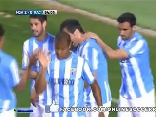 Highlights Malaga - Racing Santander 3-0 (Liga) 09/04/2012
