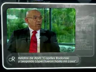 (VÍDEO) Contacto con la Realidad Ramón Rodriguez Chacin cuenta agresión de Radonski y Lopez
