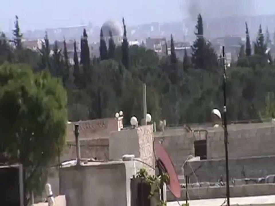 فري برس ريف حلب حريتان تجدد القصف على مدينة حريتان 10 4 2012