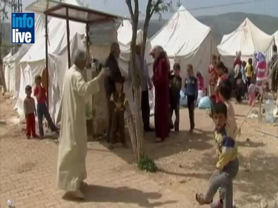 Fuerzas sirias bombardean  refugiados en Turquía