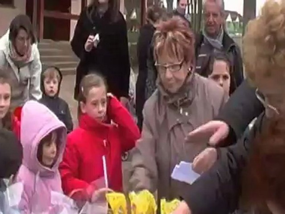 chasse aux oeufs  à Fouquenies le 9 avril 2012