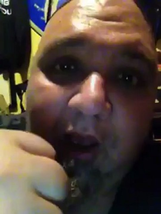 Message de Popa Chubby à ses fans avant son concert.