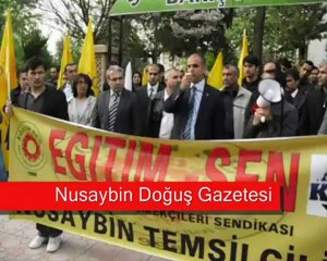 Nusaybin’de Kızıltepe Eğitim Sen Üyesinin Sürgün Edilmesi Protesto Edildi