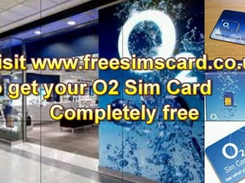 O2 free sim card, O2 payg free sim with Unlimited O2 to O2 calls and texts