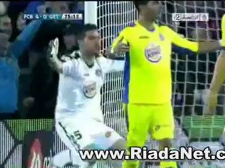 الدورى الاسبانى--برشلونة 4-0 خيتافي@RiadaNet.com