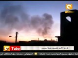 أون تيوب: قوات الاسد تقصف مدينة حمص