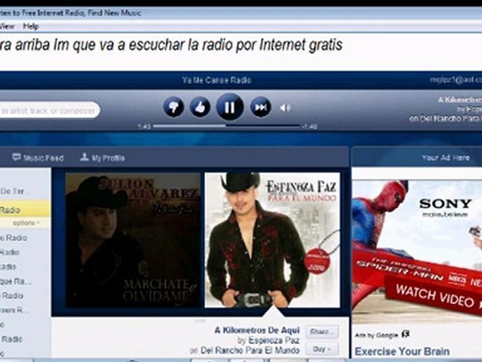 Dónde escuchar música de radio gratis