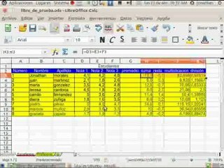 Videotutorial LibreOffice Calc 2