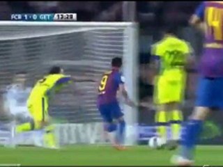 Fc Barcelone 4-0 Getafe Liga Espagne 10-4-2012